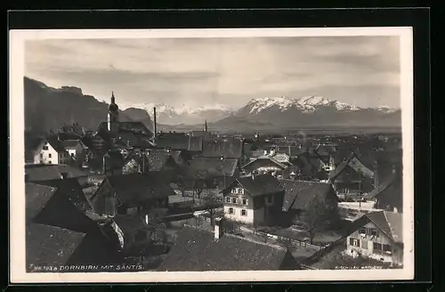 AK Dornbirn, Teilansicht mit Blick zum Säntis