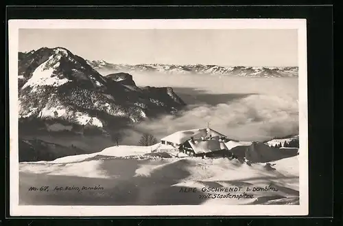 AK Dornbirn, Alpe Gschwendt im Winter