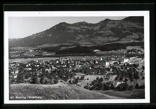 AK Nenzing, Totale vom Berg aus gesehen