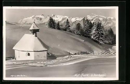 AK Furx, Kirchlein im Winter