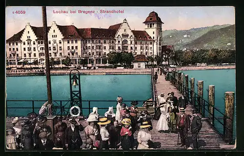 AK Lochau bei Bregenz, Strandhotel