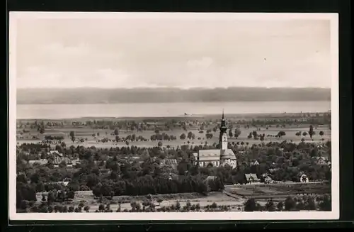 AK Höchst, Panorama mit Kirche