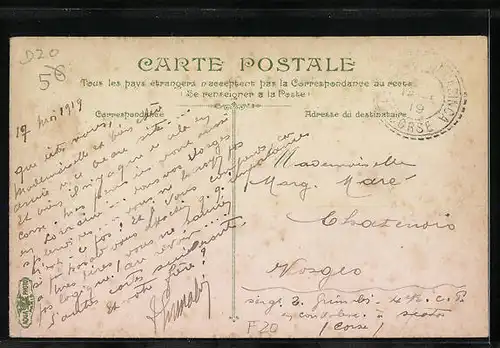 AK Bocognano, Vue Générale