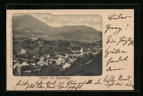 AK Weyer, Teilansicht mit Rapoldegg