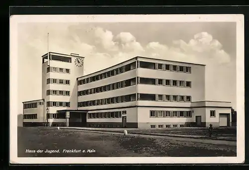 AK Frankfurt a. M., Haus der Jugend, Hansa-Allee 150