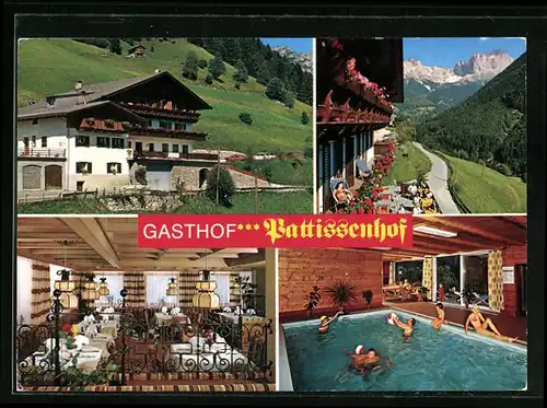 AK St. Zyprian, vier Ansichten von Gasthof-Pension Pattissenhof