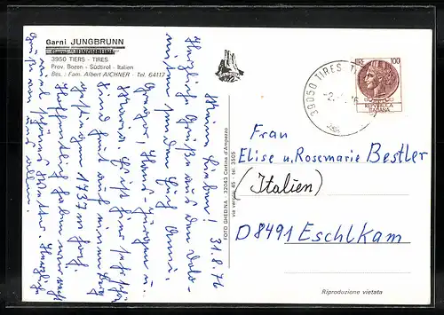 AK Tiers, Garni Jungbrunn