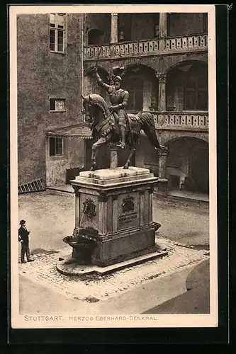 AK Stuttgart, Herzog Eberhard-Denkmal