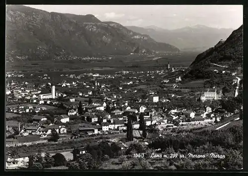AK Lana, Totalansicht aus der Vogelschau