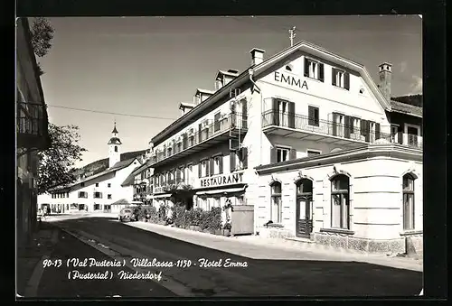 AK Villabassa-Niederdorf, Hotel Emma im Pustertal