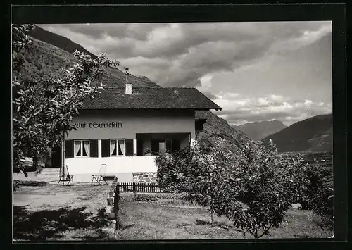 AK Tschars /Vinschgau, Pension Auf d`Sunnaseitn