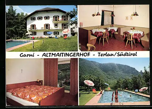 AK Terlano-Terlan, Carni Altmaitingerhof in vier Ansichten