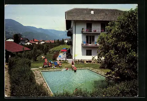 AK Terlano-Terlan, Hotel-Restaurant Huber-Schwarz mit Schwimmbad