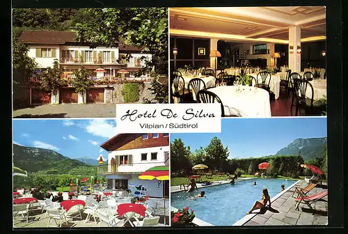 AK Vilpian, Hotel De Silva in vier Ansichten