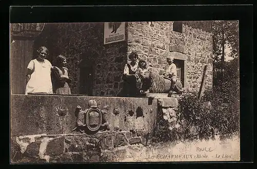 AK Poule-les Ècharmeaux, Le Lion