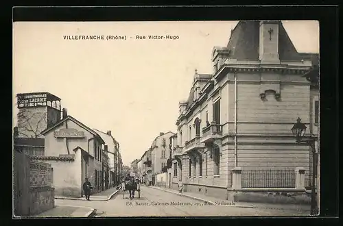 AK Villefranche-sur-Saone, Rue Victor-Hugo