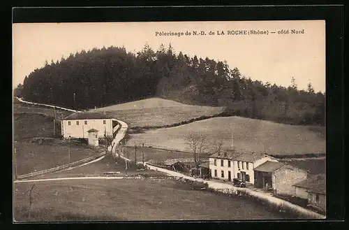 AK La Roche, Pèlerinage de N.-D. - cote Nord