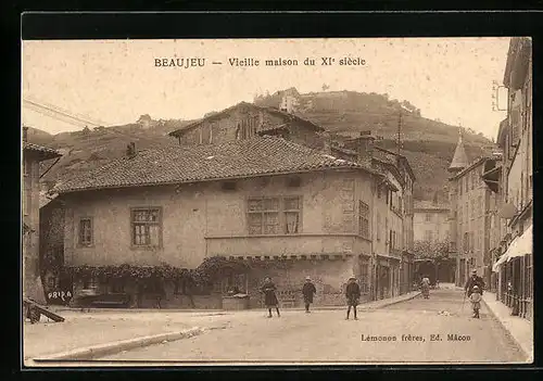 AK Beaujeu, Vieille maison du XI. siècle