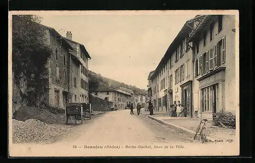 AK Beaujeu, Roche-Gachot, haut de la Ville