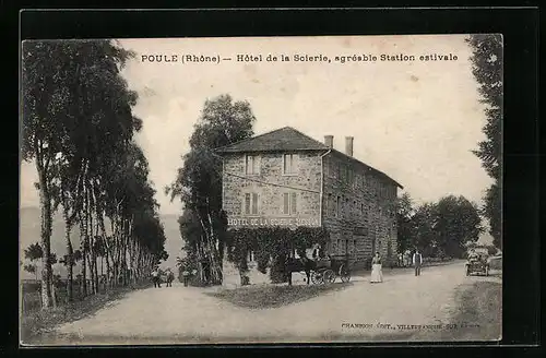 AK Poule, Hotel de la Scierie, agrèable Station estivale
