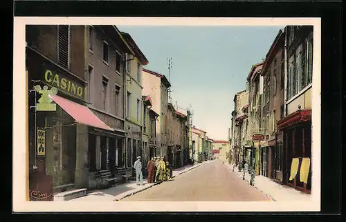 AK Pontcharra-sur-Turdine, Grande Rue