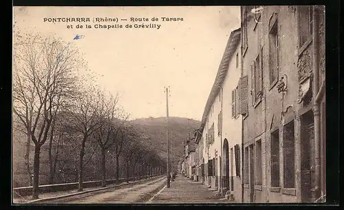 AK Pontcharra, Route de Tarare et de la Chapelle de Grèvilly