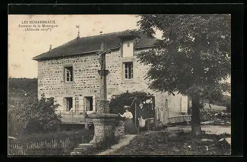 AK Les Echarmeaux, Sommet de la Montagne