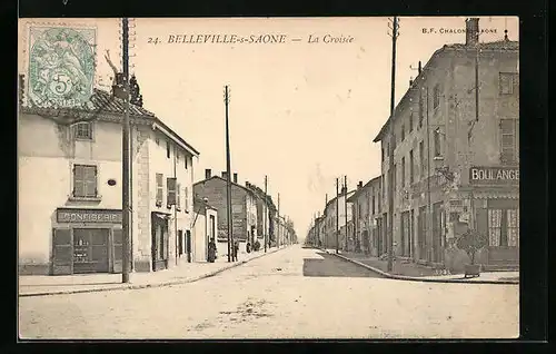 AK Belleville-sur-Saone, La Croisèe