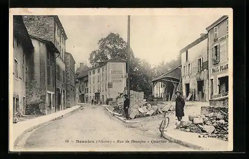 AK Beaujeu, Rue de Beaujeu - Quartier de L`Ile