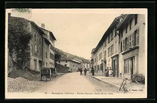 AK Beaujeu, Roche-Gachot, haut de la Ville