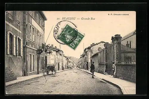 AK Beaujeu, Grande Rue