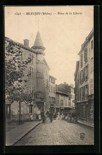 AK Beaujeu, Place de la Libertè