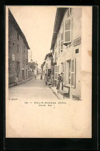 AK Villié-Morgon, Grande Rue