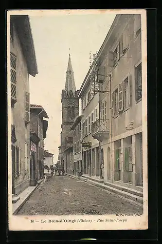 AK Le Bois-d`Oingt, Rue Saint-Joseph