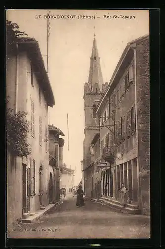 AK Le Bois-d`Oingt, Rue Saint Joseph