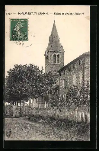 AK Dommartin, Èglise et Groupe Scolaire