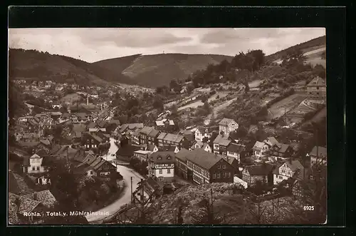 AK Ruhla, Totalansicht vom Mühlrainstein