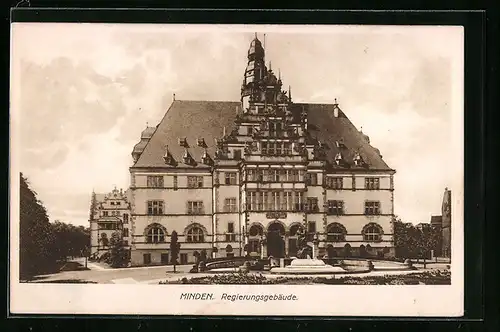 AK Minden i. W., Regierungsgebäude