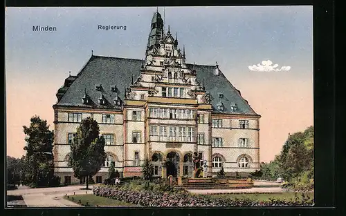 AK Minden i. W., Regierungsgebäude