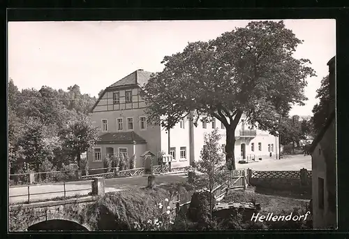 AK Hellendorf, Strassenpartie mit Erblehngericht