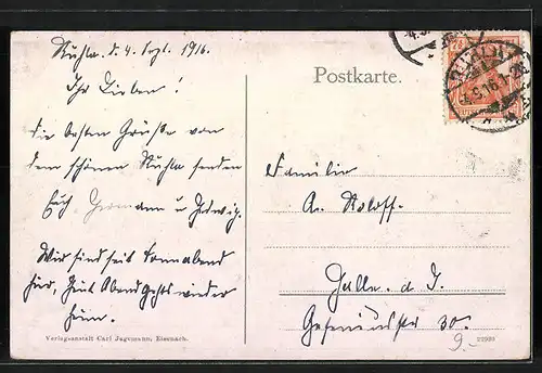 AK Ruhla in Thür., Totalansicht von der Emilienruhe