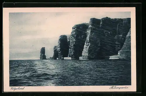 AK Helgoland, Felsenpartie