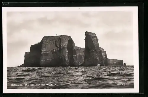 AK Helgoland, Die Insel von der Westküste