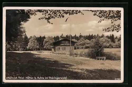 AK Ruhla im Thüringerwald, Heinrich Thiel-Hütte