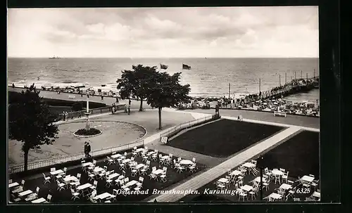 AK Ostseebad Brunshaupten, Kuranlagen aus der Vogelschau