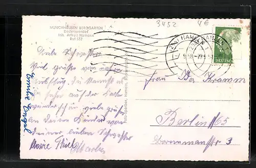 AK Bodenwerder, Münchhausen-Berggarten