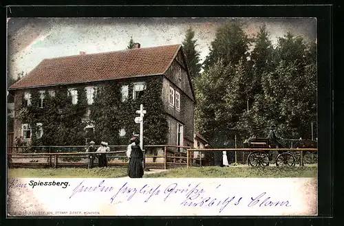 AK Finsterbergen, Gebäude auf dem Spiessberg