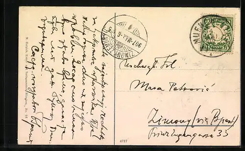 AK München, Strassenbahn am Königlichen Hoftheater