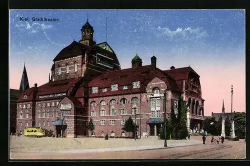 AK Kiel, Strassenbahn am Stadttheater
