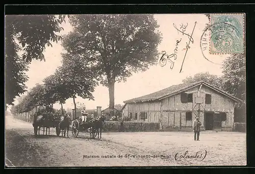 AK St-Vincent-de-Paul, la Maison natale